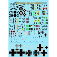 Decal 1/72 for Junkers Ju-87 Stuka