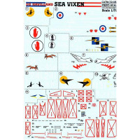 Decal 1/72 for Sea Vixen