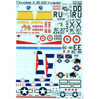 Decal 1/72 for Douglas A-26 Invader