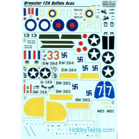 Decal 1/72 for Brewster F2A Buffalo