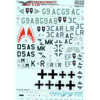 Decal 1/72 for Messerschmitt Bf.110 Night Fighter & Interceptor Aces