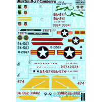 Decal 1/72 for B-57 Canberra, Part 1