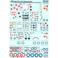 Decal 1/72 for He.162 