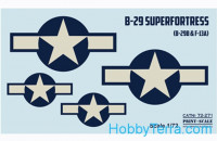 Print Scale  72-271 Decal 1/72 for B-29 Superfortress, Part 1