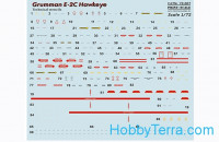 Print Scale  72-287 Decal 1/72 for Grumman E-2C Hawkeye