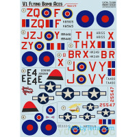 Decal 1/72 for V-1 Flying Bomb Aces, Part 4