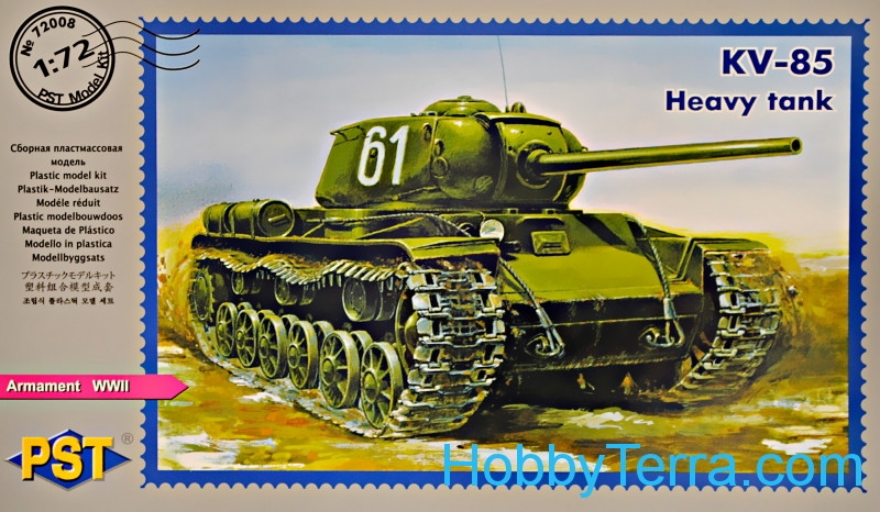 PST  72008 KV-85 WWII Soviet heavy tank