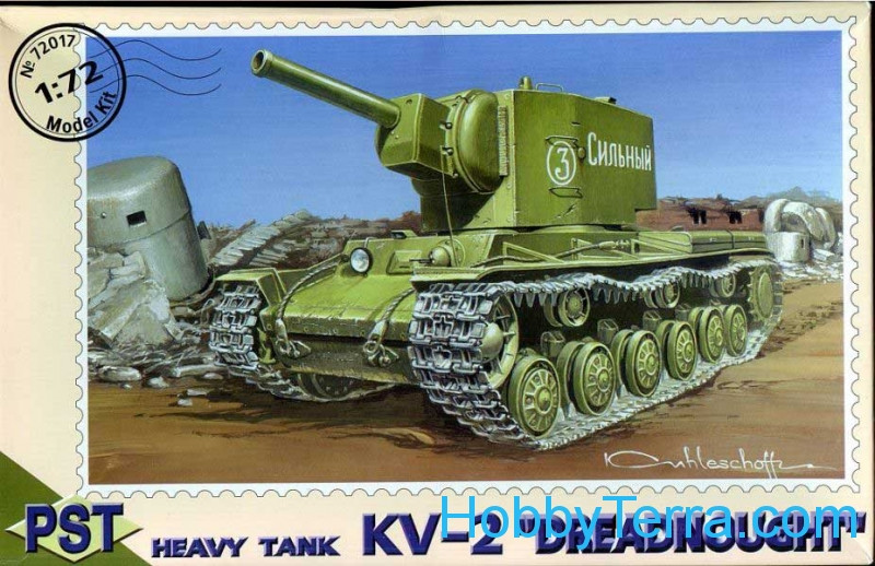 PST  72017 KV-2 'Dreadnought' WWII Soviet heavy tank