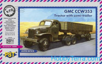 GMC CCW 353 Australian tractor with semitrailer