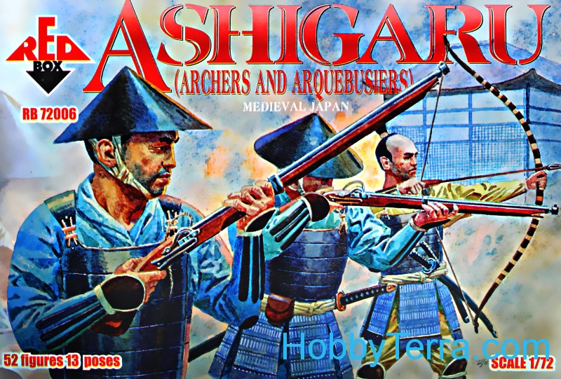 Red Box  72006 Ashigaru (Archers and Arquebusiers)
