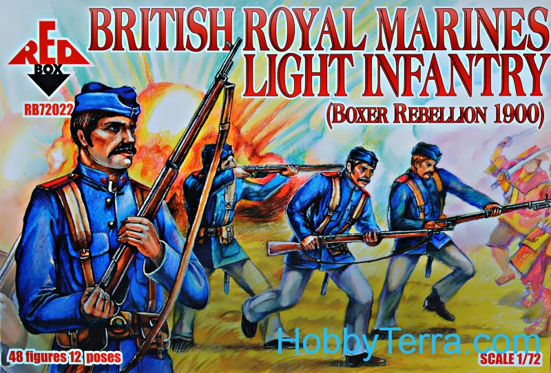 Details about   Red Box 1/72 British Royal Marines  Infantry Boxer Rebellion 1900 Set 72022 NEW 