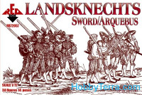Landsknechts (Sword/Arquebus), 16th century
