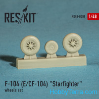 Wheels set 1/48 for F-104 (E) and CF-104 Starfighter