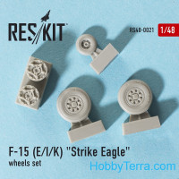 RESKIT  48-0021 Wheels set 1/48 for F-15 (E/I/K) Strike Eagle