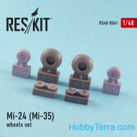 Wheels set 1/48 for Mi-24 (Mi-35), for Revell kit