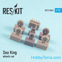 Wheels set 1/72 for Sea King (all versions), for Airfix/Revell kit