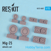 Wheels set 1/72 for Mig-25