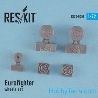 Wheels set 1/72 for Eurofighter Typhoon, for HobbyBoss/Revell kit
