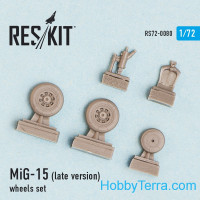 Wheels set 1/72 for MiG-15 (late version)