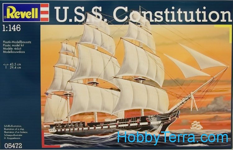Revell 05472  U.S.S Constitution  in 1:146  NEU OVP