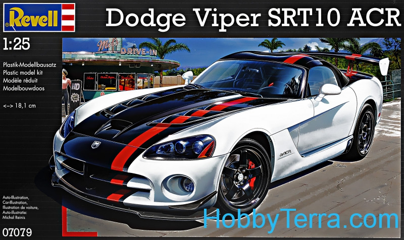 Revell Dodge Viper SRT10 ACR 1:25 07079 ++ 
