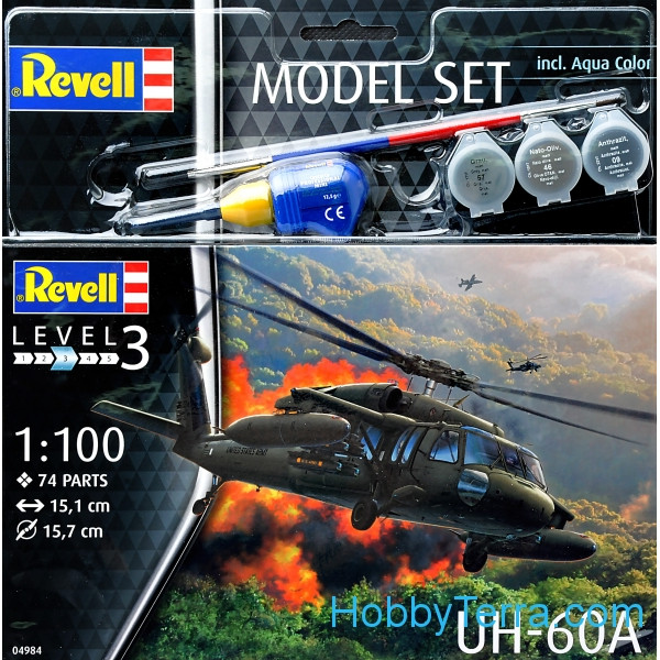 Maquette-Model Set-H/élicopt/ère UH-60A Revell Model Set 64984
