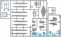 Revell  05797 Model Set. "60th Anniversary German Luftwaffe" (4 model kits in box)