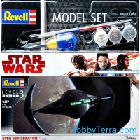Model Set - Star Wars. Spacecraft Sith Infiltrator