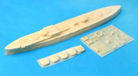 ROP o.s. Samek Models  S700-074 USS North Dakota BB-29 battleship, 1912 (resin kit)