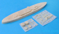 ROP o.s. Samek Models  S700-085 USS Nebraska BB-14 battleship, 1918 (resin kit)