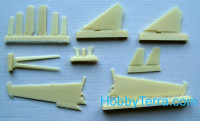 R.V. Aircraft  RVD 72006 Detailing set 1/72 MiG-23 Control Surfaces