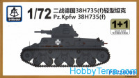 Pz.Kpfw 38H735 (f) tank (2 model kits in the box)