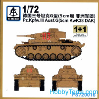Pz.Kpfw.III Ausf.G (5cm Kwk38 DAK) (2 kits in box)