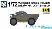 Pz.Kpfw.Mk.I 202(e) Scout Car (2 sets  in the box)