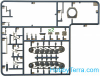 S-model  PS720121 Pz.kpfw.II Ausf.B tank (2 model kits in the box)