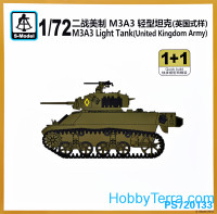 UK M3A3 light tank (2 model kits in the box)