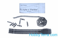 Assembled metal tracks for Pz.Kpfw V Panther, late type