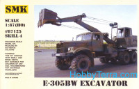 Excavator E-305BW on Kraz 255