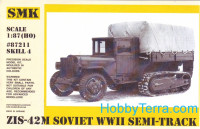 ZIS-42M Soviet WWII Semi-Track