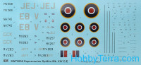 Sword  72096 Spitfire Mk.XIV C/E "Bubbletop" (5 decal versions)