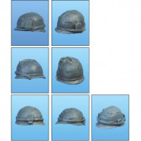 Tank  US Vietnam war helmets
