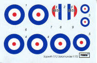 Decal for Sopwith T.F.2 Salamander