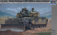 British Challenger 2 MBT KFOR in action at Kosovo