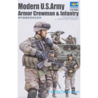 Modern U.S. Army armor crewman & infantry