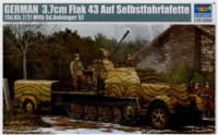 German 3.7cm Flak 43 auf Selbstfahrlafette (Sd.Kfz.7/2) with Sd.Anhanger 52