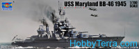 USS Maryland BB-46 battleship, 1945