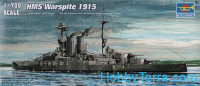 HMS Warspite battleship, 1915