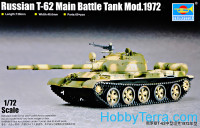 Soviet T-62 main battle tank, model 1972