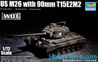 Tank US M26 with 90 mm T15E2M2