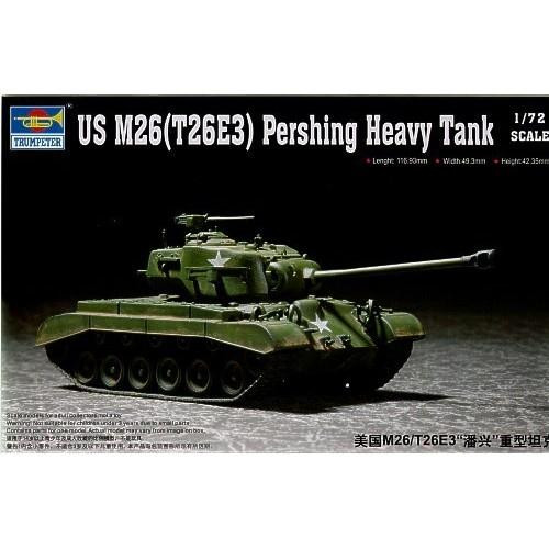 Trumpeter 07264 1/72 US M26 Pershing Heavy Tank T26E3
